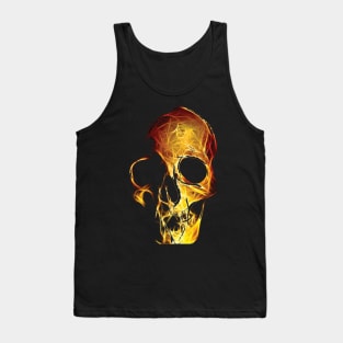 skull pattern, a pattern for metalists and bikers Tank Top